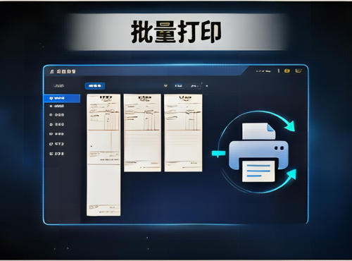 明硕数电接口系统--批量打印 效果视频
