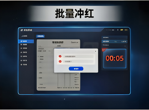 明硕数电接口系统--批量冲红 效果视频
